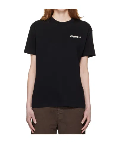 Off-white Shadow Logo T-shirt In Black