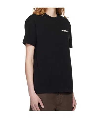 Off-white Shadow Logo T-shirt In Black