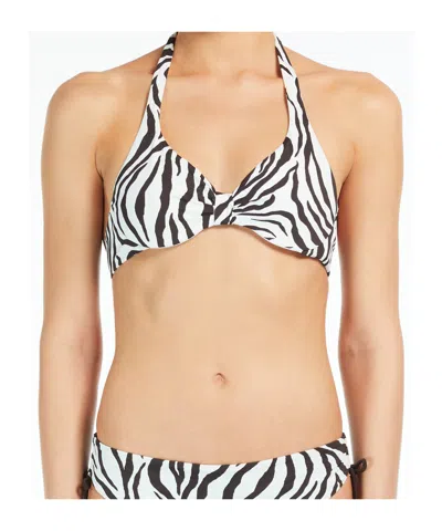 Max Mara Pattern Nylon Swimming Bra In Multi