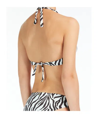 Max Mara Pattern Nylon Swimming Bra In Multi