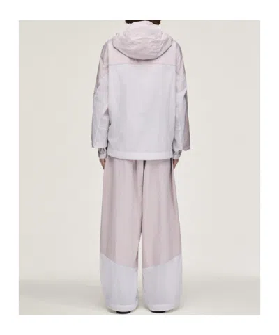 Y-3 Hooded Jacket Long Sleeves Chest Pocket In Purple