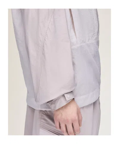 Y-3 Hooded Jacket Long Sleeves Chest Pocket In Purple