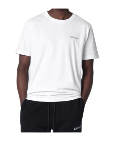Off-white Ss22 Printing Round Neck Pullover Short Sleeve Ordinary Version White In White