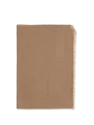 Max Mara Rectangular Scarf In Brown