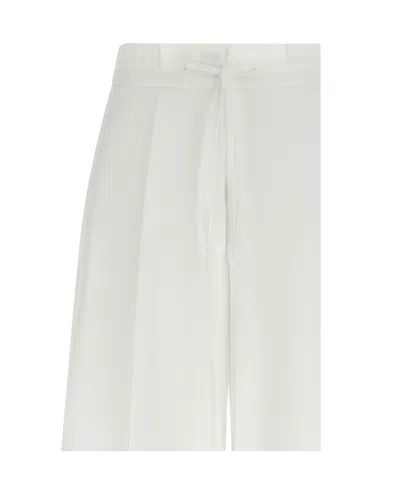 P.a.r.o.s.h Pleated Trousers In White