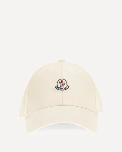 Moncler Structured Cotton Baseball Cap With Adjustable Fit In Purple