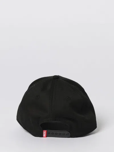 Diesel Hat With Logo In Black
