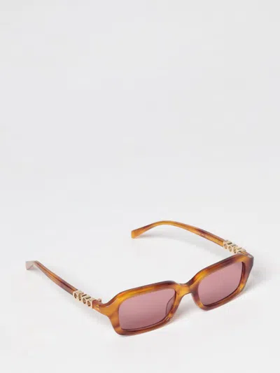 Gucci Eyewear Rectangle Frame Sunglasses In Brown