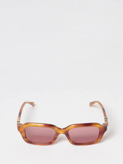 Gucci Eyewear Rectangle Frame Sunglasses In Brown