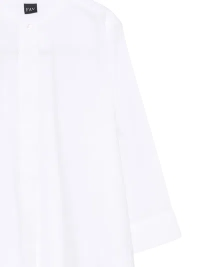 Fay Buttoned Shirt In White