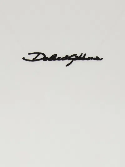 Dolce & Gabbana Men Logo Corsivo In White