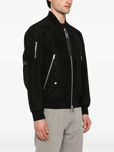 Moose Knuckles Courville Bomber Jacket For Men In Black