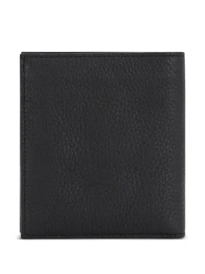 Moorer Textured Wallet In Black