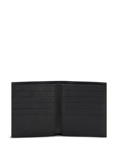 Moorer Textured Wallet In Black