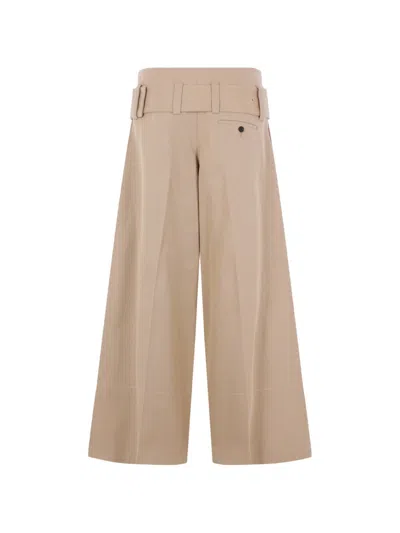 10 Corso Como Belted Trouses In Brown