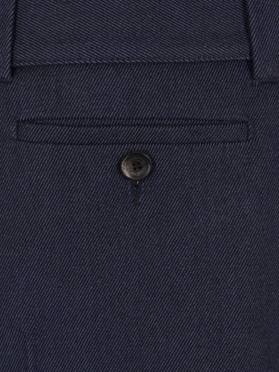 10 Corso Como Belted Trousers In Blue