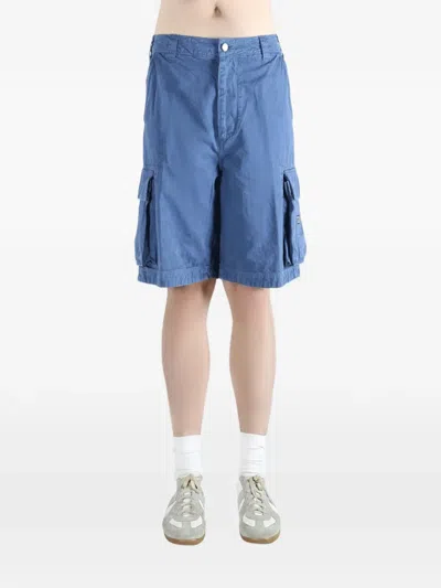 Erl Belt-loop Pocket Shorts In Blue