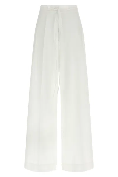 P.a.r.o.s.h Pleated Trousers In White