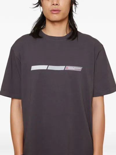 District Vision Logo-detail T-shirt In Gray