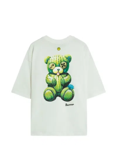 Barrow Bear Print With Back Stitched Trim T-shirt In Animal Print