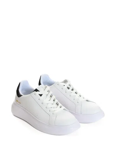Just Cavalli Platform Sneakers In White