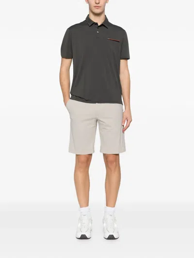 Rrd Button Shorts In Gray