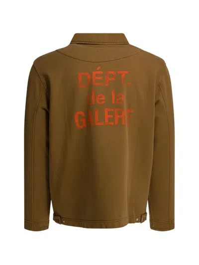 Gallery Dept. Long-sleeved Casual Jacket In Brown