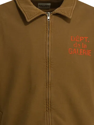 Gallery Dept. Long-sleeved Casual Jacket In Brown