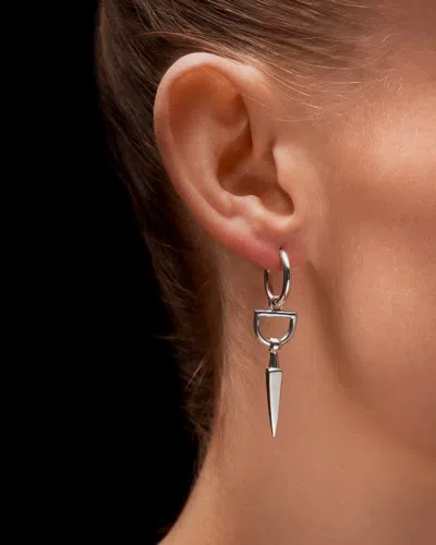 Maria Nilsdotter Earring Bitten In Silver
