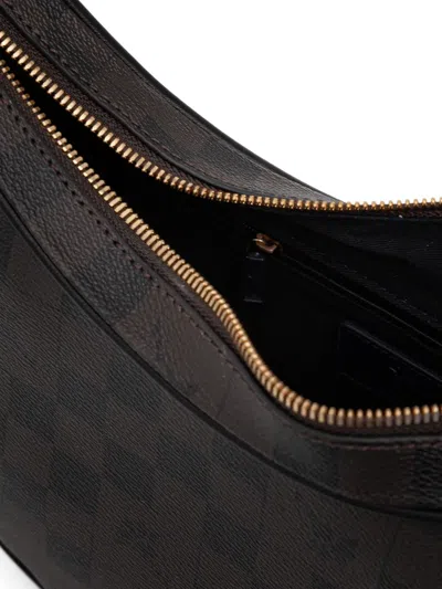 Joop Checked Shoulder Bag In Black