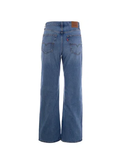 Levi's Loose Boot Five-pocket Jeans In Blue