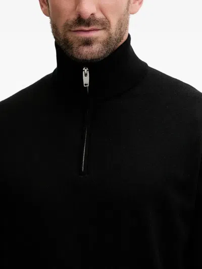 Lindberg Half-zip Sweater In Black