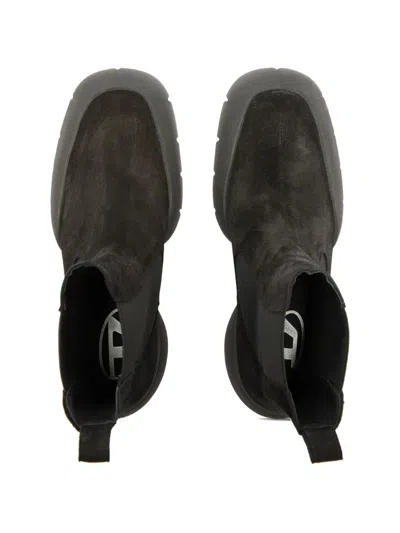 Diesel D-mathieu Ch Chelsea Boots In Black