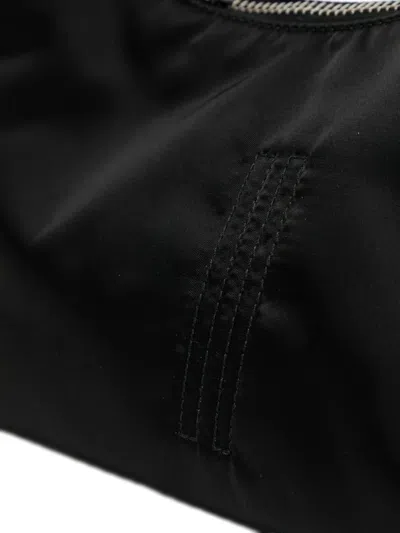 Rick Owens Gemini Shoulder Bag Adjustable Strap Hardware In Black