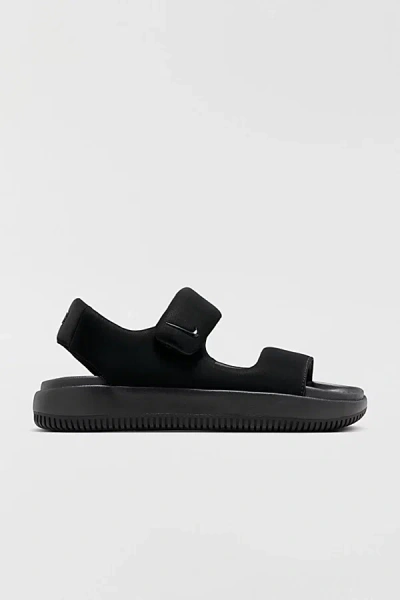 Nike Touch-strap Platform Sandals In Black