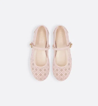 Dior Round-toe Ballet Flats In Pink