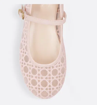 Dior Round-toe Ballet Flats In Pink