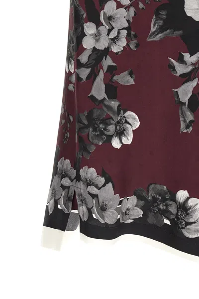 Dolce & Gabbana Bouquet Fiori Short Sleeve Notched Collar Shirt In Pink