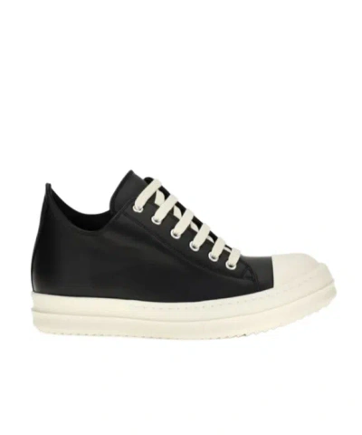 Rick Owens Women Blackwhite Lace Up Sneakers, 3.5 Luxury Sneakers For Women Darveys In Black