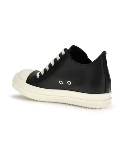 Rick Owens Women Blackwhite Lace Up Sneakers, 3.5 Luxury Sneakers For Women Darveys In Black