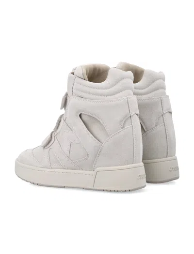 Isabel Marant Im3 High Top Sneakers In White