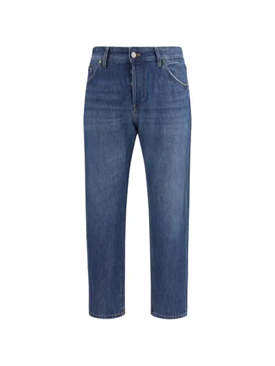 Pt Torino Belt Loop Jeans In Blue