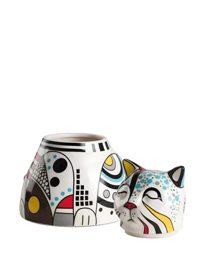 Egan Warà Patterned Container In White