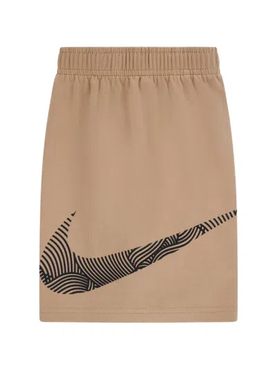 Nike Logo Elasticated Shorts In Multi