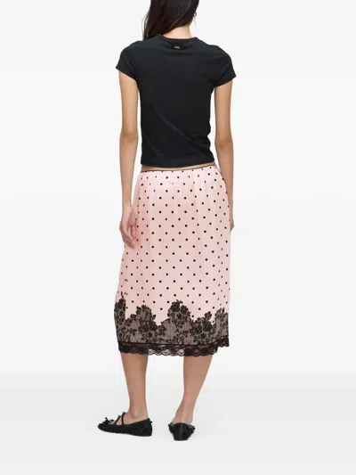 Marc Jacobs Embellished T-shirt In Black