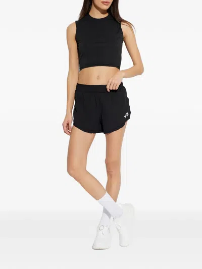 Y-3 Technical Polyamide Bermuda Shorts In Black
