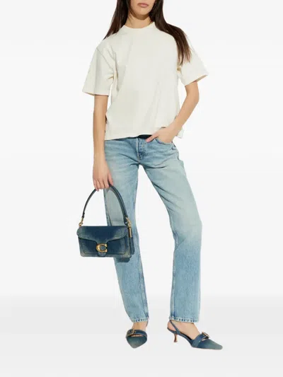 Re/done Buttoned Jeans In Blue