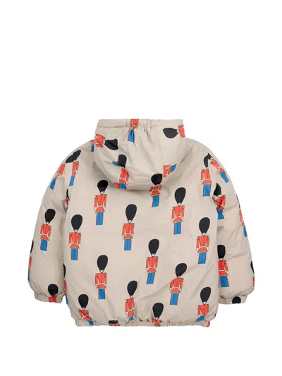 Bobo Choses Hooded Patterned Jacket In Multi