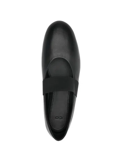 Co Elastic-strap Ballet Flats In Black