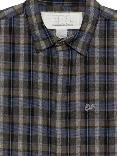 Erl Check-pattern Shirt In Multi